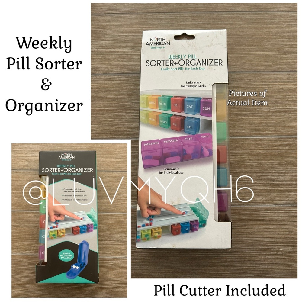 Weekly Pill Sorter and Organizer